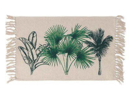 Kusový bavlněný koberec - kobereček PALMS 50x80 cm, Mybesthome