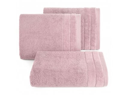 Bavlněný froté ručník s proužky DAMIAN 50x90 cm, růžová II., 500 gr Mybesthome