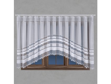 Dekorační oblouková krátká záclona FILOMENA bílá 340x160 cm MyBestHome