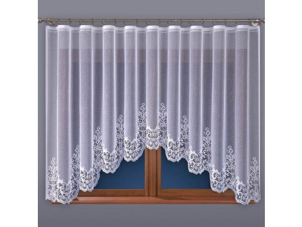 Dekorační oblouková krátká záclona BERENIKA 300 bílá 300x160 cm MyBestHome