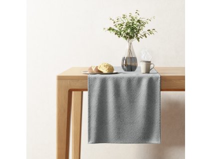 Ubrus - běhoun na stůl LAMBO šedá 40x140 cm Mybesthome