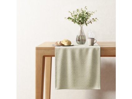 Ubrus - běhoun na stůl LAMBO krémová 40x140 cm Mybesthome