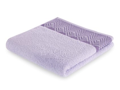 Dárkový set 6 ks ručníků 100% bavlna AREDO 2x ručník 50x100 cm, 2x osuška 70x140 cm a 2x ručník 30x50 cm lila/šedá 460 gr Mybesthome