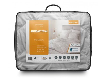 Prošívaná celoroční přikrývka pro alergiky ANTIBACTERIAL 140x200 cm mikrovlákno John Cotton