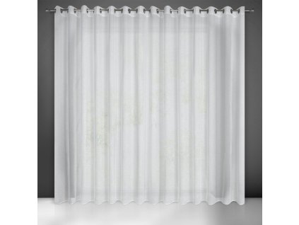 Dekorační záclona s kroužky LEXA bílá 300x250 cm MyBestHome