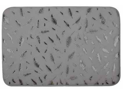 Koupelnová předložka PIUME šedá 40x60 cm Mybesthome
