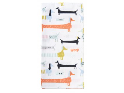 Utěrka ANIMALS bavlněná, pejskový motiv 100% bavlna, 45x65 cm Essex