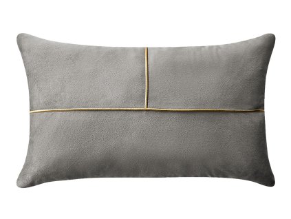 Polštář SIMPLICITY s výplní světle šedá 30x50 cm MyBestHome