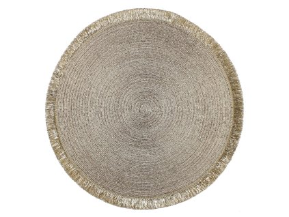 Prostírání kulaté PERU zlatá Ø 38 cm Mybesthome