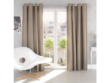 Dekorační závěs SILK cappuccino 140x245 cm MyBestHome