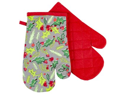 Kuchyňské rukavice chňapky FESTIVE FEAST - CESMÍNA 18x30 cm Essex
