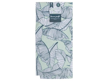 Utěrka BANANA JUNGLE modrá 100% bavlna, 45x65 cm Essex