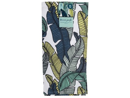 Utěrka BANANA JUNGLE zelená 100% bavlna, 45x65 cm Essex
