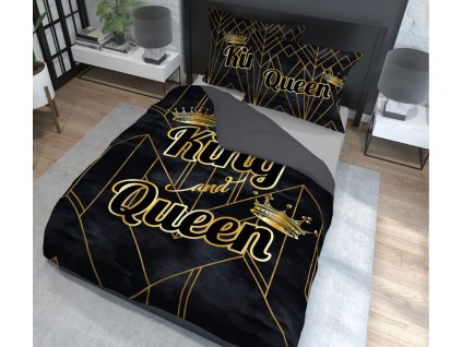Povlečení QUEEN V. 100% bavlna 1x 200x220 cm, 2x povlak 70x80 cm francouzské povlečení MyBestHome