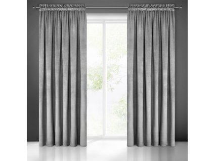 Dekorační závěs PIERRE CARDIN 300 stříbrná 140x300 cm (cena za 1 kus) MyBestHome