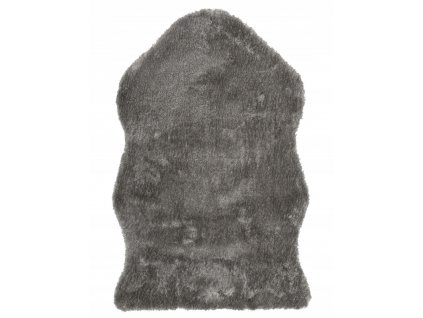 Kusový koberec - kobereček imitace kožešiny SKORA šedá 55x85 cm Multidecor