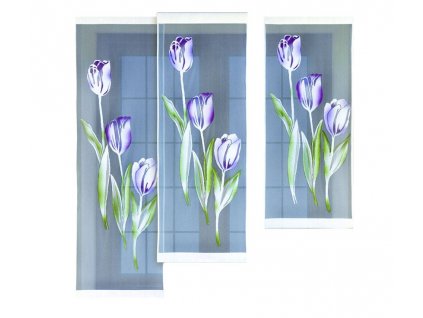 Panelová dekorační záclona MELANIE šířka 50 cm výška od 120 cm do 160 cm (cena za 1 kus panelu) MyBestHome