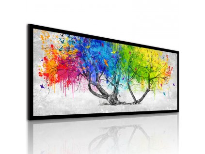 Obraz na plátně COLORS TREE B různé rozměry Ludesign