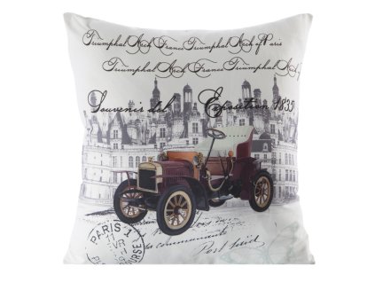 Polštář VETERANS 03 MybestHome 45x45cm motiv stará auta