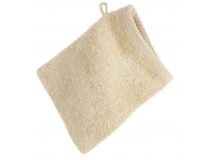 Koupelová froté žínka ASTRA 16x21 cm, béžová 400 gr Mybesthome