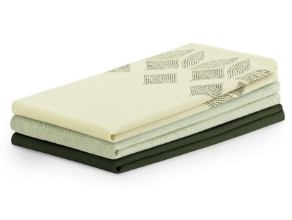 SET 3 kusů utěrka CARAMEL mix barev C, 100% bavlna 50x70 cm MyBestHome