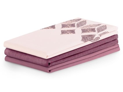 SET 3 kusů utěrka CARAMEL mix barev E, 100% bavlna 50x70 cm MyBestHome