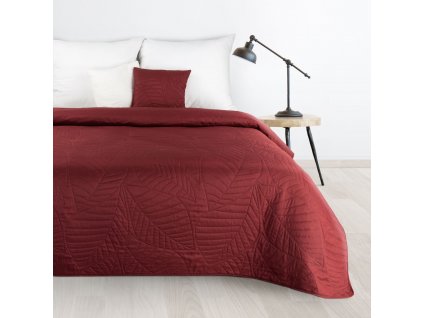 Přehoz na postel BONNA červená 220x240 cm Mybesthome