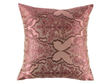 Polštář LINDA vínová MyBestHome 40x40cm motiv ornamentu