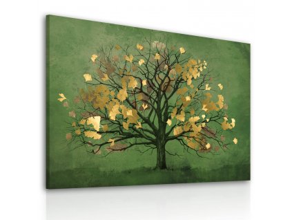 Obraz na plátně GOLDEN TREE