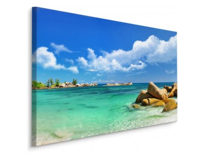 Plátno Pláž Na Seychelách