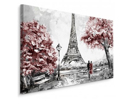 Plátno Paříž Plná Romantiky