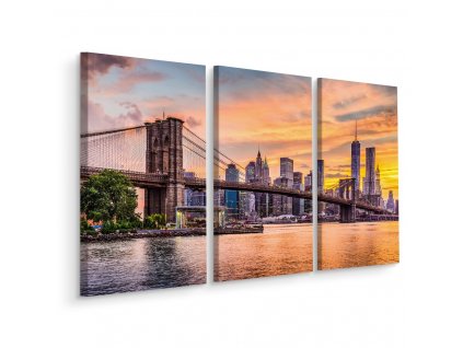 Vícedílné plátno New York City Panoramatická Krajina