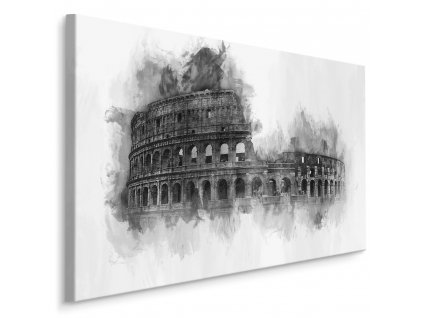 Plátno Kresba Kolosea V Římě