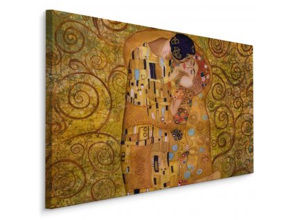 Plátno Gustav Klimt The Kiss Reproduction