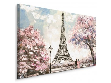 Plátno Romantický Obrázek Paříže