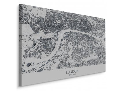 Plátno Mapa Londýna
