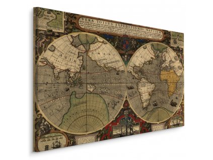 Plátno Mapa Starověkého Světa