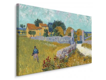Plátno Vincent Van Gogh "Farma V Provence" Reprodukce