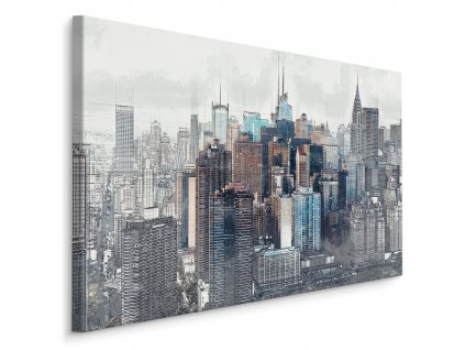 Plátno Panorama Města New Yorku