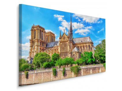 Plátno Katedrála Notre Dame V Paříži