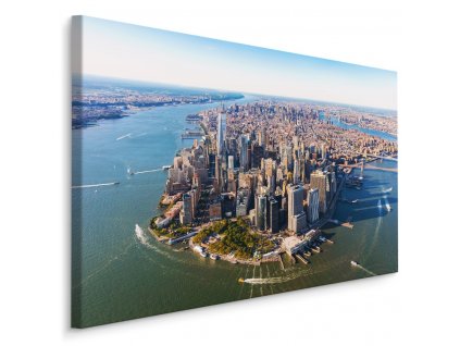 Plátno Letecký Pohled Na Manhattan