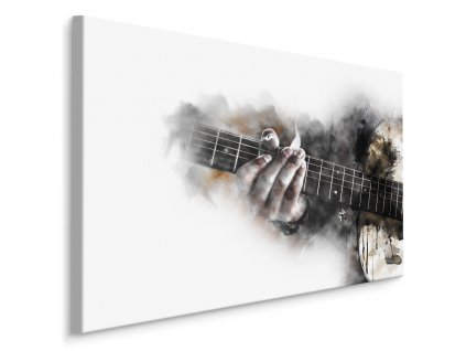 Plátno Abstraktní Kytara