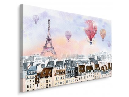 Plátno Balóny Nad Paříží