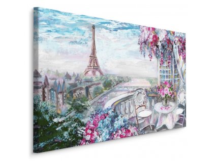 Plátno Pohled Na Eiffelovu Věž