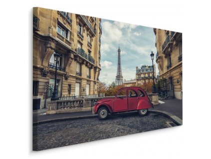Plátno Auto A Architektura Paříže