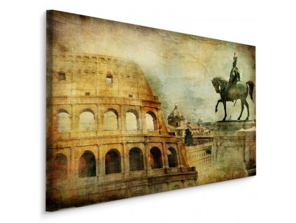 Plátno Slavná Místa V Římě