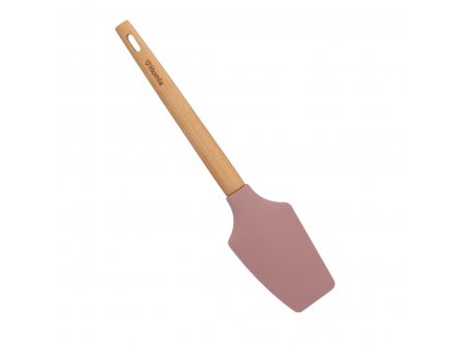 Kuchyňská stěrka - špachtle ze silikonu s dřevěnou rukojetí 30x7 cm 990001 Homla