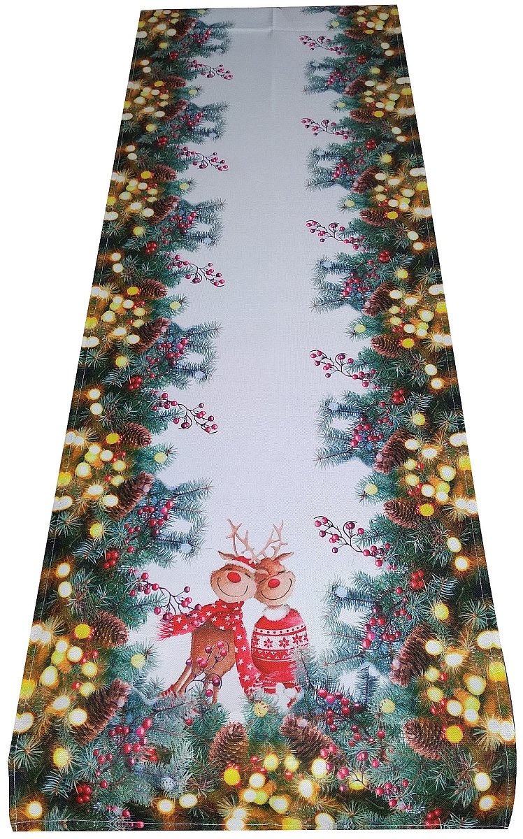 Ubrus - běhoun na stůl CHRISTMAS FRIENDS 40x180 cm Mybesthome