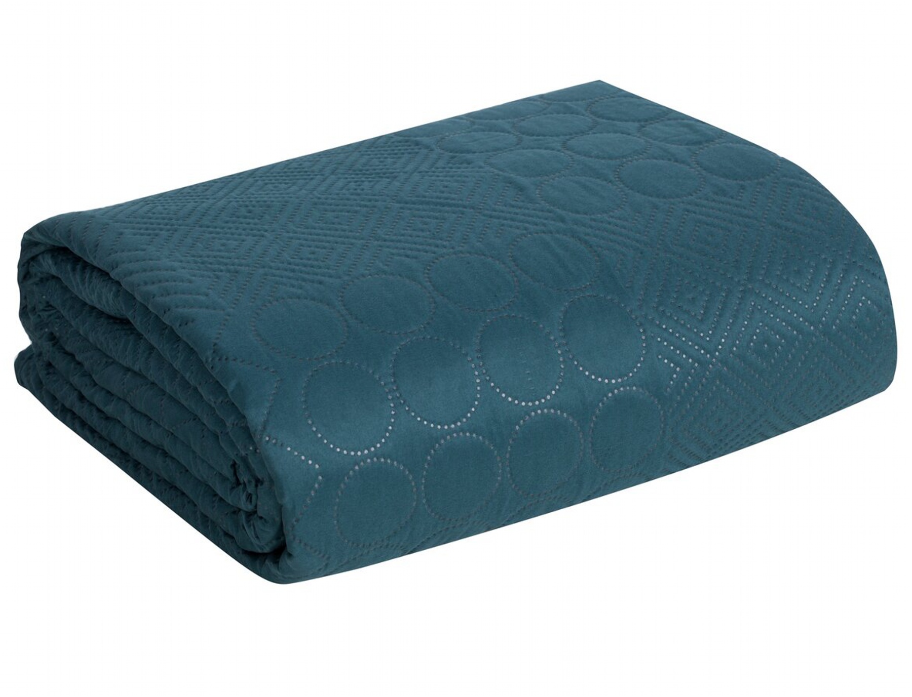 Přehoz na sedačku - pohovku - postel BONITA tmavě tyrkysová 200x220 cm Mybesthome