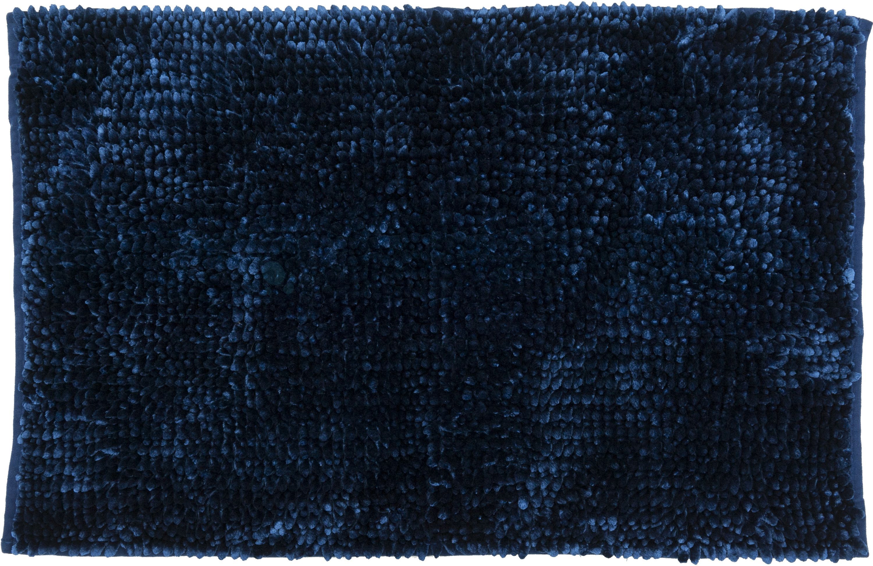 Koupelnová předložka SHINY CHENILLE tmavě modrá 60x90 cm Multi Decor